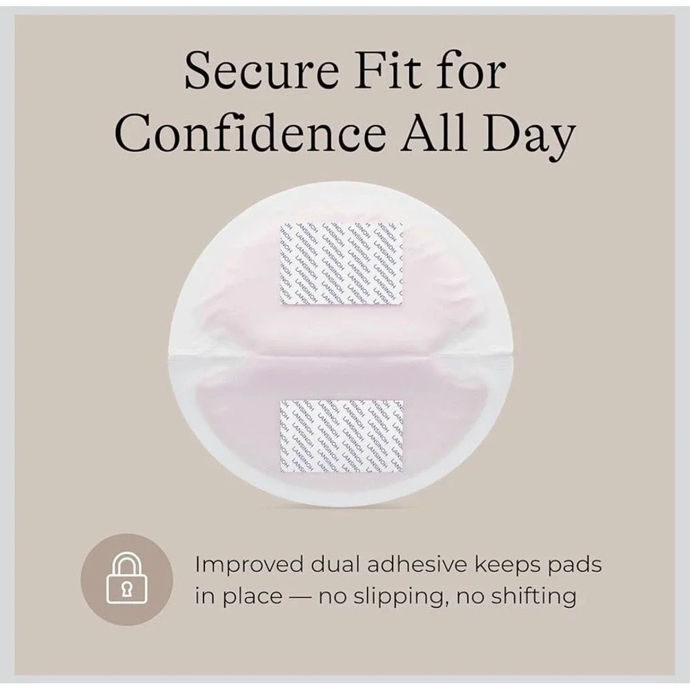 Lansinoh Stay Dry Disposable Nursing Pads for Breastfeeding, 100 Count